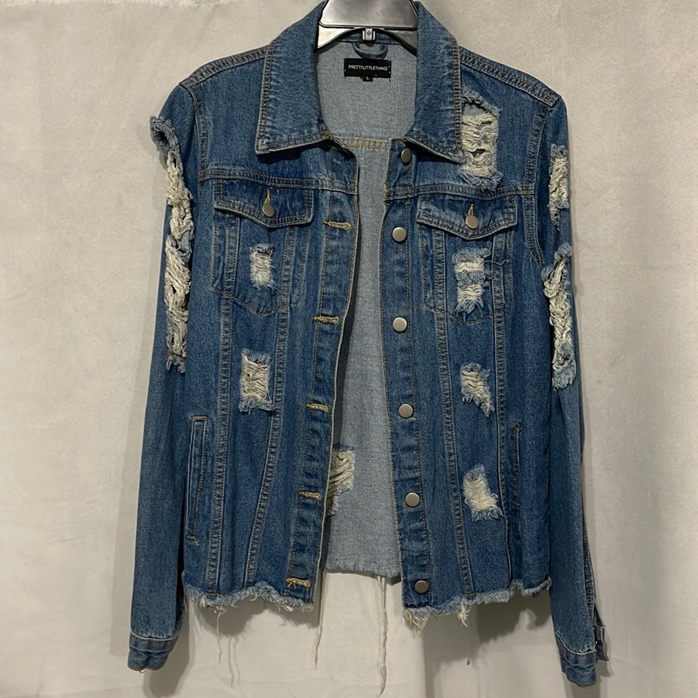 DISTRESSED JACKET - Picture 3 of 10